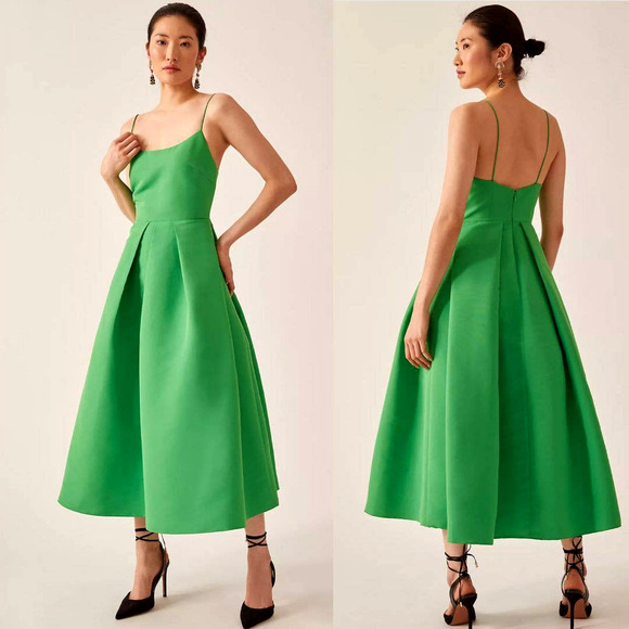 Sachin + Babi Dresses & Skirts - Sachin & Babi Audra Square-Neck Green Maxi Dress - New - Size 10